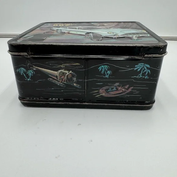 RARE VINTAGE 1966 JAMES BOND 007 LUNCHBOX ONLY NO THERMOS